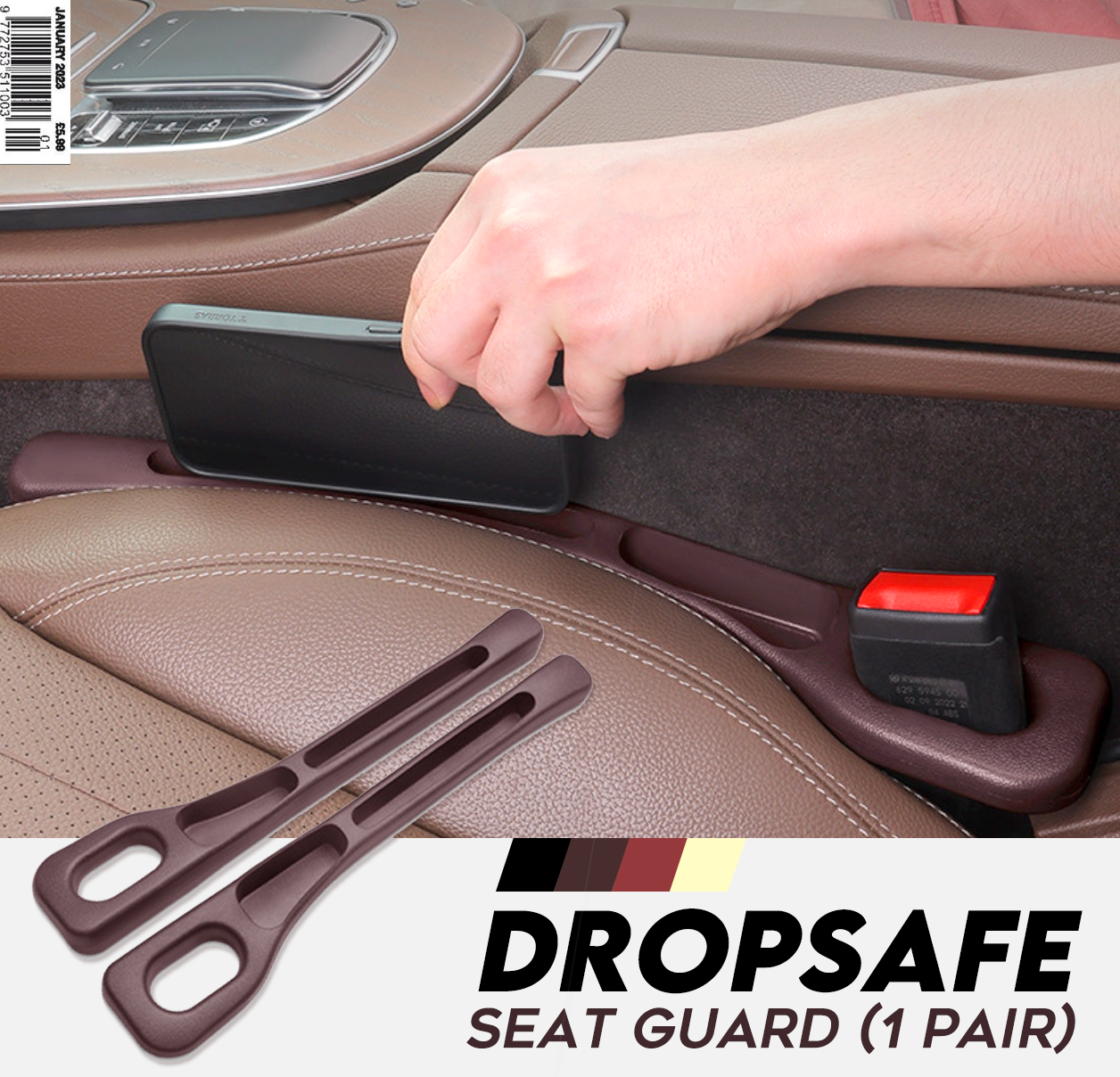 GFOUK® Drop Safe Seat Guard (1 Pair)