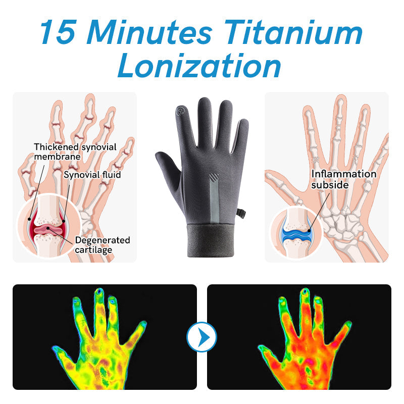 GFOUK™ Titanium Ionized Far Infrared Therapy Arthritis Gloves