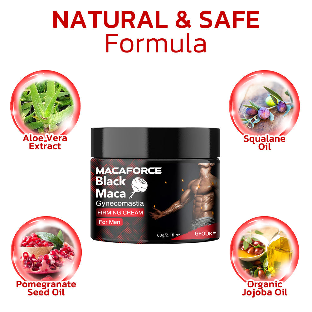 GFOUK™️ MACAFORCE Black Maca Gynecomastia Firming Cream