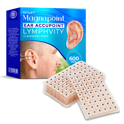 GFOUK™ Magnapoint Ear Accupoint Lymphvity Cleansing Pads (600pcs)