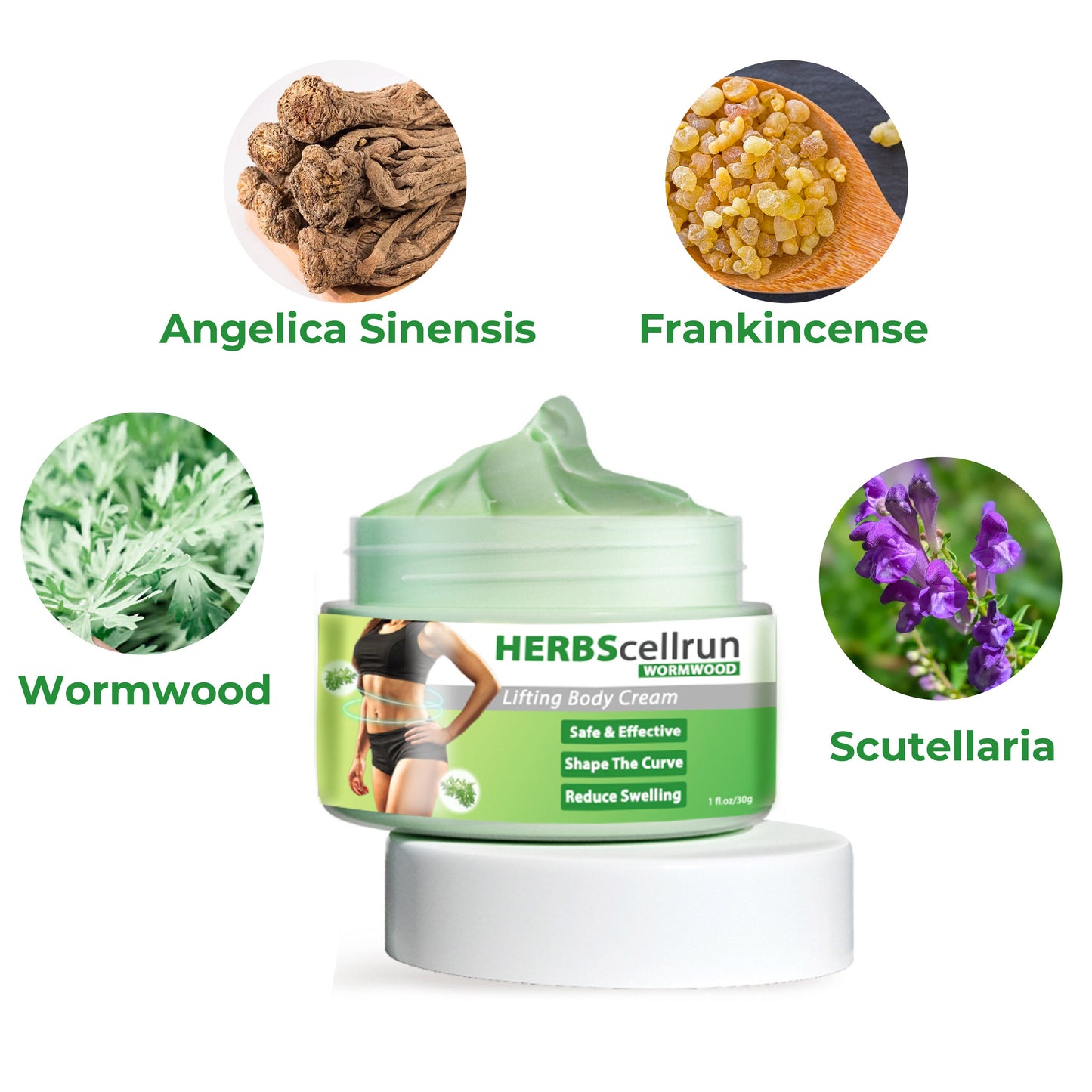 GFOUK™ Herbscellrun Wormwood Lifting Body Cream